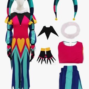 NEW Colorful Jester Costume Adult XL